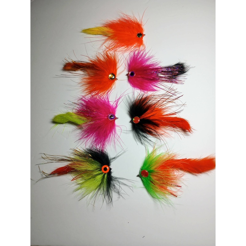 Scared Parrots Trout Bass Pike Walleye Flies