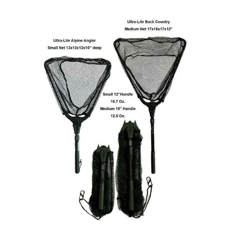 Ultra-Lite | Back Country | Medium Rubberized Mesh Folding Net