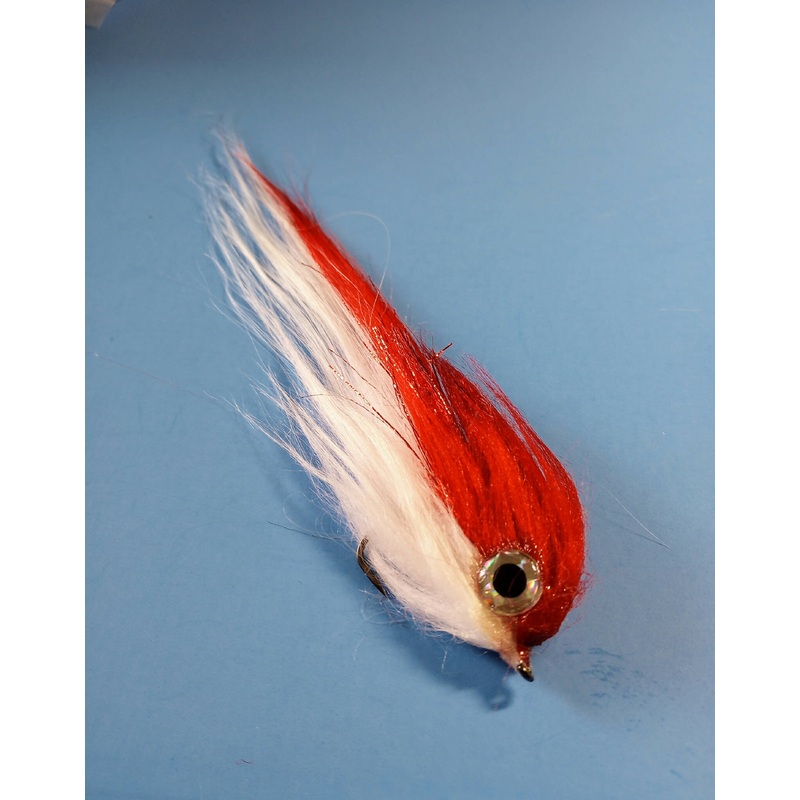 Weedless Polar Goat Deceiver|9″   6/0|7″  4/0|5-1/2″.  2/0||1 black Red white||2 red/white||2 red white|Red and White||1 black Red and White|black Red and White|Purple Pink and White|Green Perch|Olive White|Weedguard|No Weedguard
