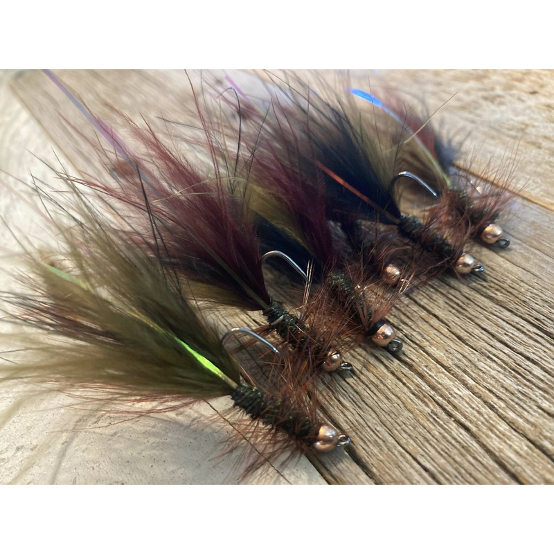 Beadhead Woolly Bugger- Thin Mint (6 pk)