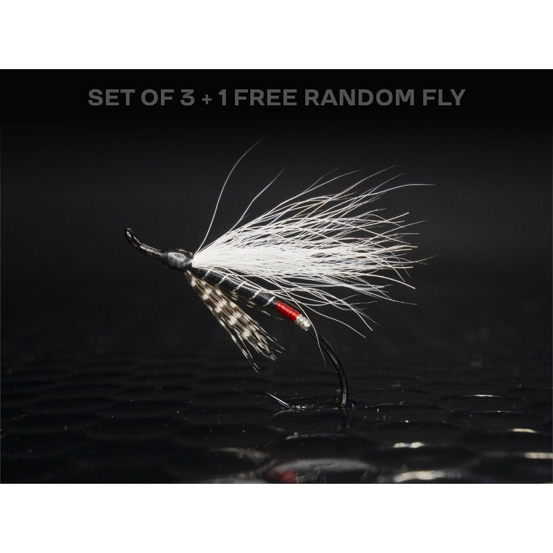 3 Artillery + 1 FREE random salmon fly