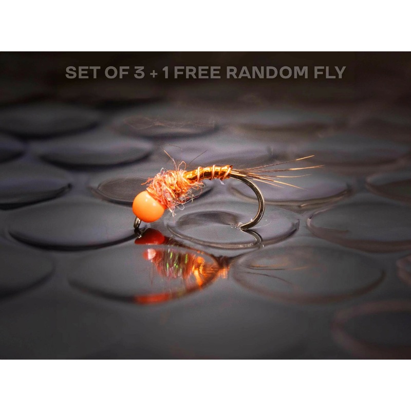 3 orange nymphs|Barbed size 12|Barbed size 16|Barbed size 18|Barbed size 14|Barbed size 10|Barbless size 14|Barbless size 10|Barbless size 16|Barbless size 12|Barbless size 18