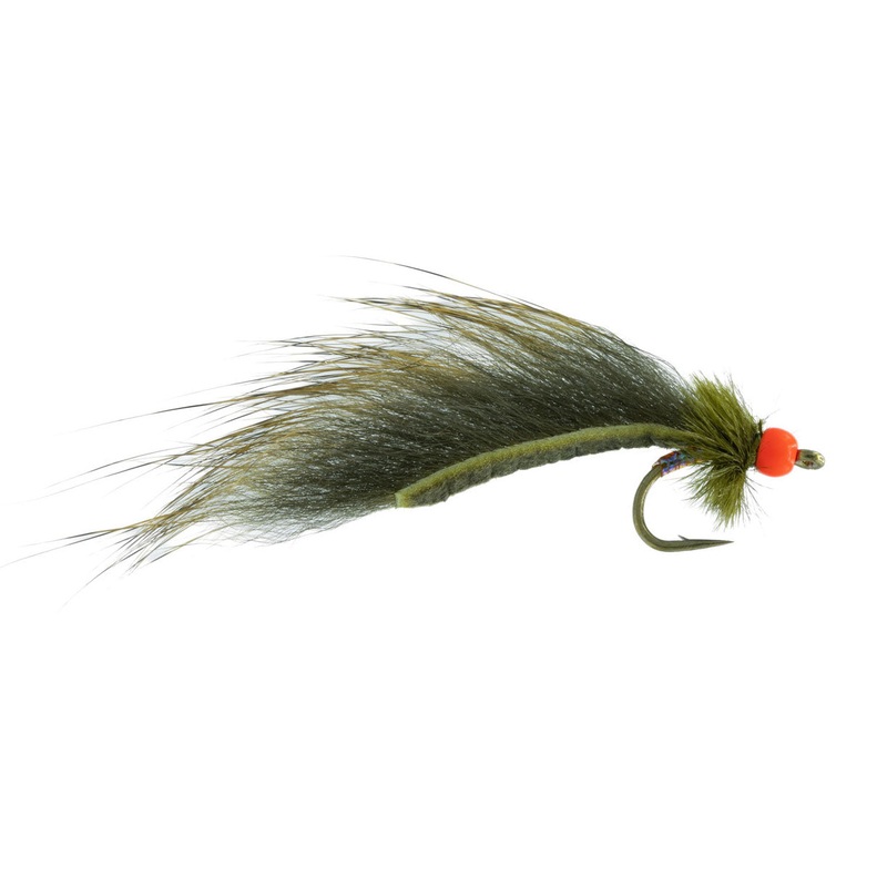 Mayer’s Hot Head Mini Leech|Olive|Black|14|16
