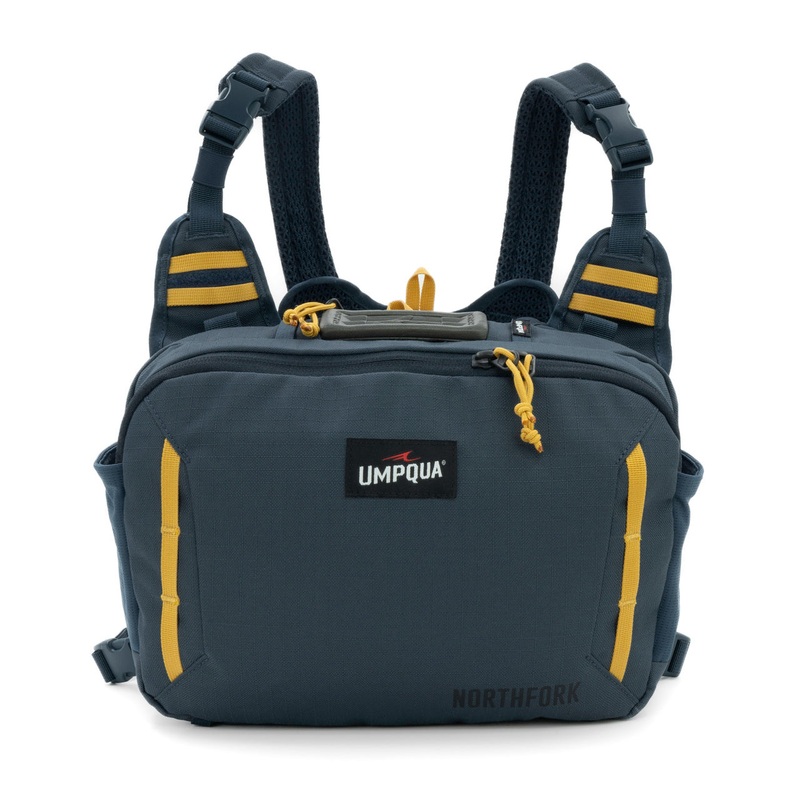 Umpqua Northfork Chest Pack|Cobalt Blue|Pine Green