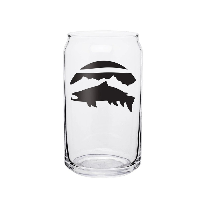 RepYourWater Beer Can Glass|Backcountry Trout|Predator|Streamer|Drifter