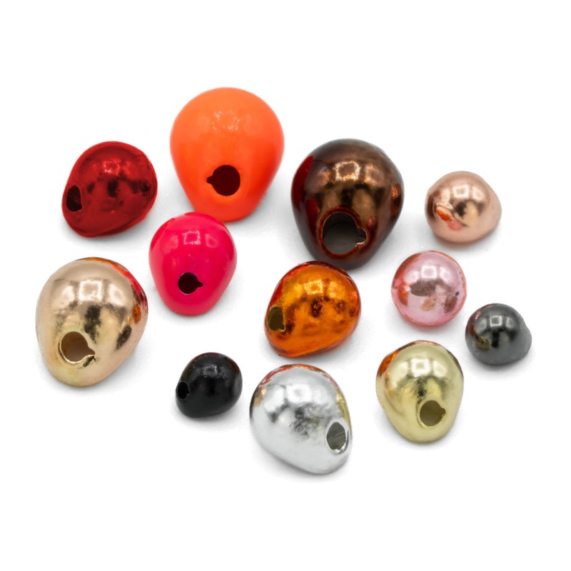 Umpqua Jig Bomb Beads|Flo. Orange|Radiant Lite Pink|Copper|Gold|Silver|Orange|Pink|Black Nickle|Brown|5.0 mm|4.0 mm|2.5 mm|3.5 mm|3.0 mm