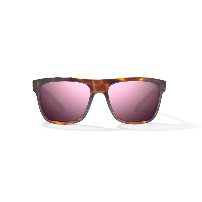 Bajio Hopedale Dark Brown Tortoise Frame w/ Rose Mirror Polarized Glass Lens