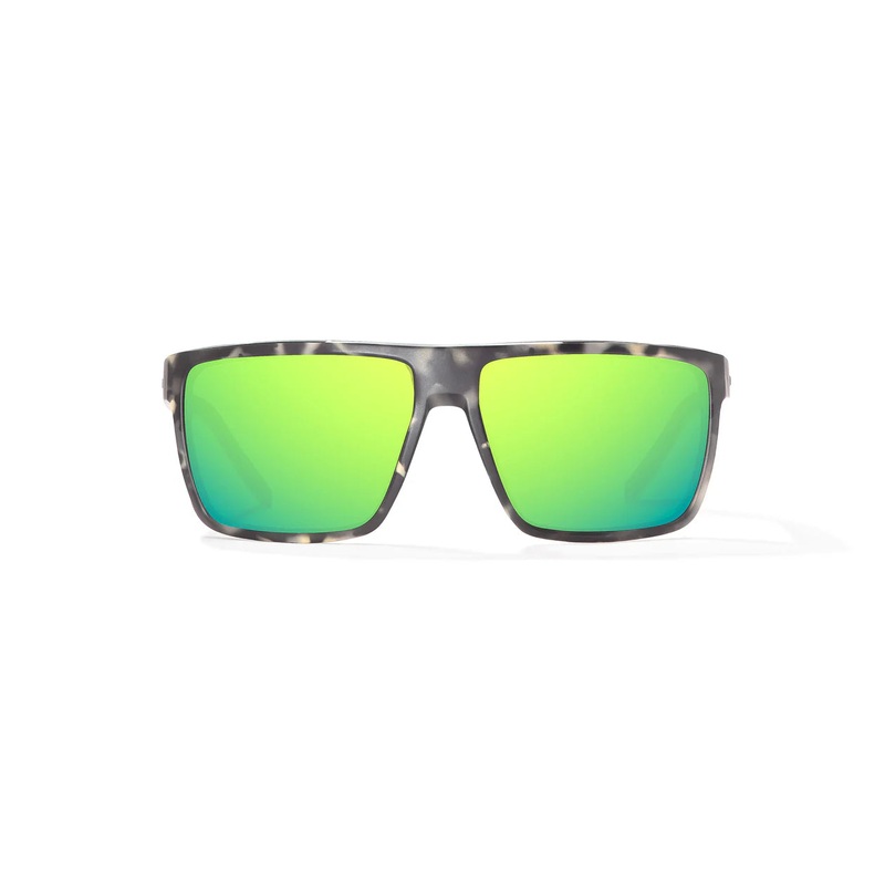 Bajio Toads, Gray Camo Motte Frame w/ Green Mirror Glass Polarized Lenses
