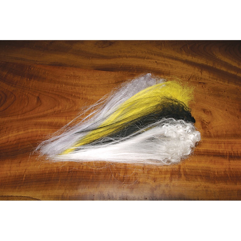 Hedron Big Fly w/Curl Fiber|Arctic Blue|Black|Black/White|Blue|Green|Green Hornet|Firetiger|Fl. Green|Golden Olive|Hot Pink|Neon Fl. Yellow|Orange|Pink/Purple|Red|Sunset|Silver Gray|Sunrise|White|Yellow