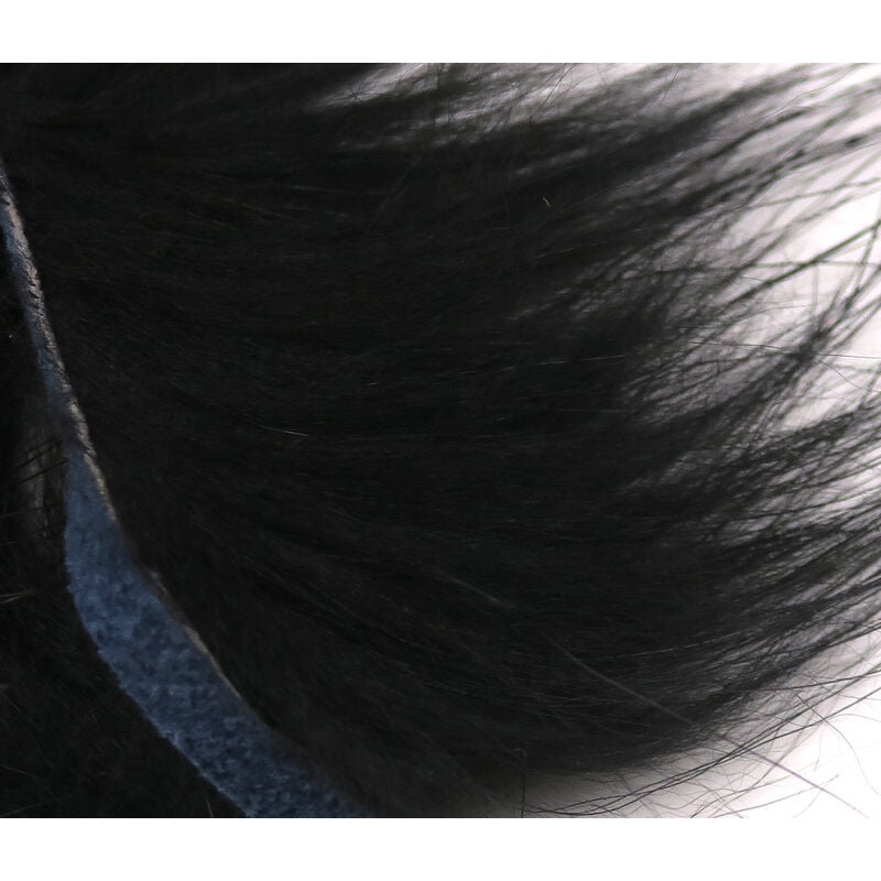 Hareline Finn Raccoon Zonker|Black|Chartreuse|Kingfisher Blue|Natural White|Olive|Orange|Pink|Purple|Red|Yellow