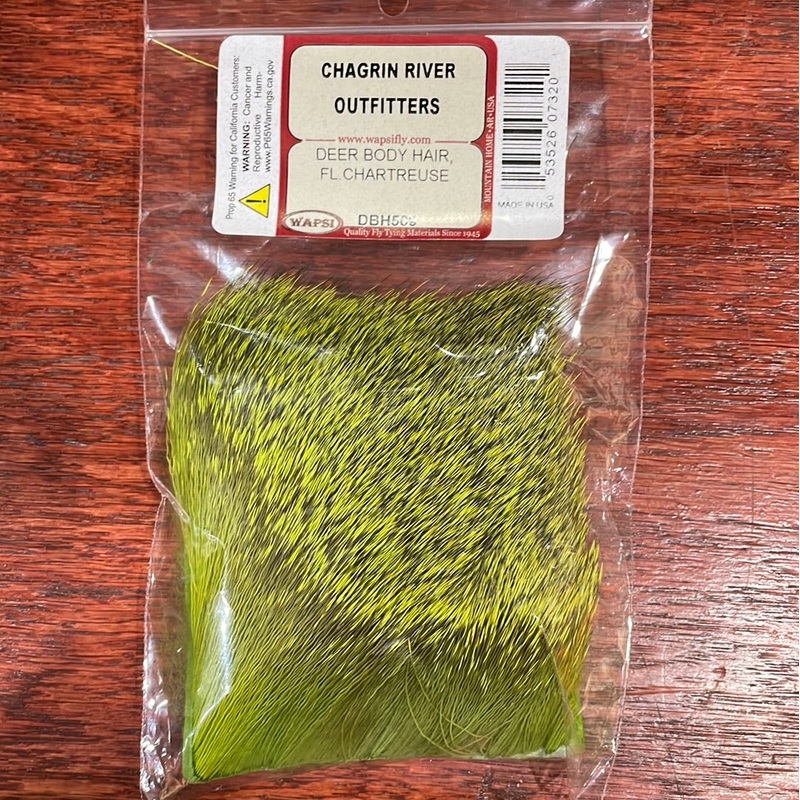 Wapsi Deer Body Hair|Fl. Chartreuse