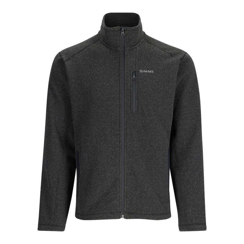 Simms M’s Rivershed Full-Zip|Black Heather|Cobia Heather|Small|Medium|Large|X-Large|XX-Large