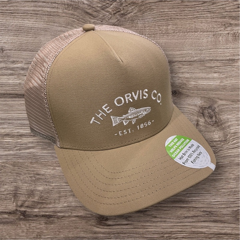 Orvis Co Trucker Hat|Khaki