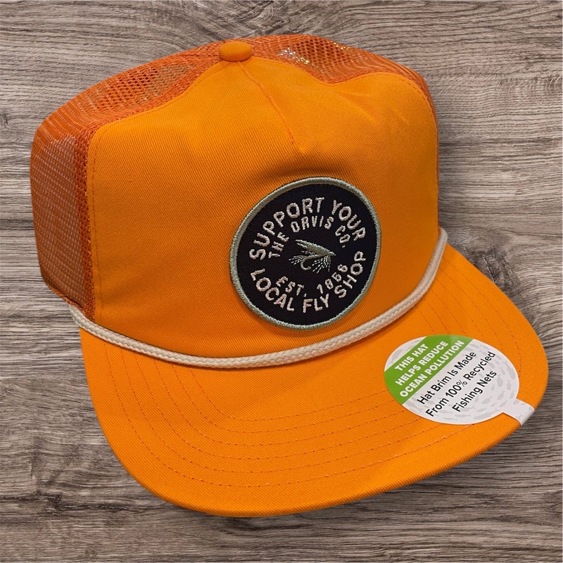 Orvis Fly Shop Rope Hat|Tangerine