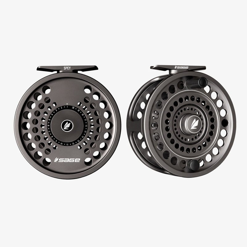 Sage Spey II Reel|SPEY II 5/6/7 – Summer & Lightweight|SPEY II 6/7/8 – All-Around|SPEY II 8/9/10 – Big Rod/ Big Fish / Big Water|Black|Granite