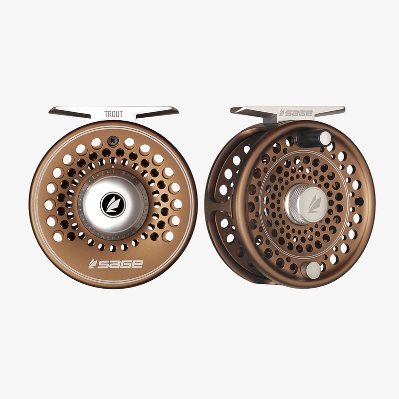 Sage Trout Series Reel|4/5/6|6/7/8|Bronze|Stealth Silver