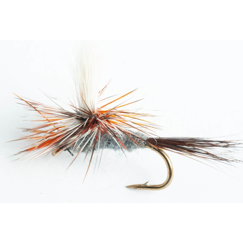 Adams Parachute Fly – Natural and Purple, 6-Pack