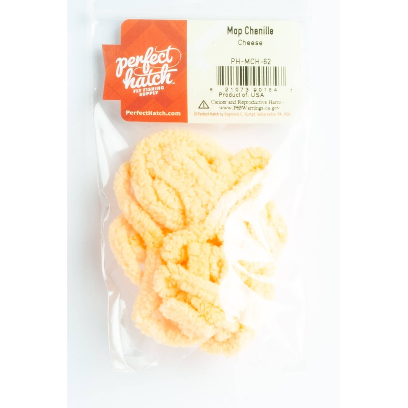 Perfect Hatch Mop Chenille|Black|Chartreuse|Cheese|Cream|Earthworm Brown|Fl. Yellow|Hot Pink|Inch Worm|Olive|Orange|Pink|Tan
