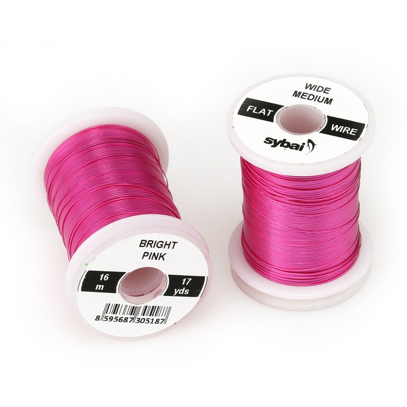 Sybai Flat Wire Medium|Bright Wine Red|Black|Pale Orange|Purple|Brown|Red|Copper|Bright Chartreuse|Gold|Bright Gray|Rose Gold|Bright Green|Gunmetal|Silver|Bright Olive|Light Gold|Smoky Blue|Bright Pink|Light Purple|Bright Violet|Light Violet Silver