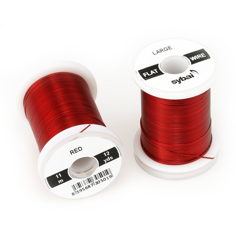 Sybai Flat Wire Large|Copper|Gold|Black|Bright Chartreuse|Pale Orange|Bright Green|Red|Bright Pink|Silver|Bright Purple|Bright Violet