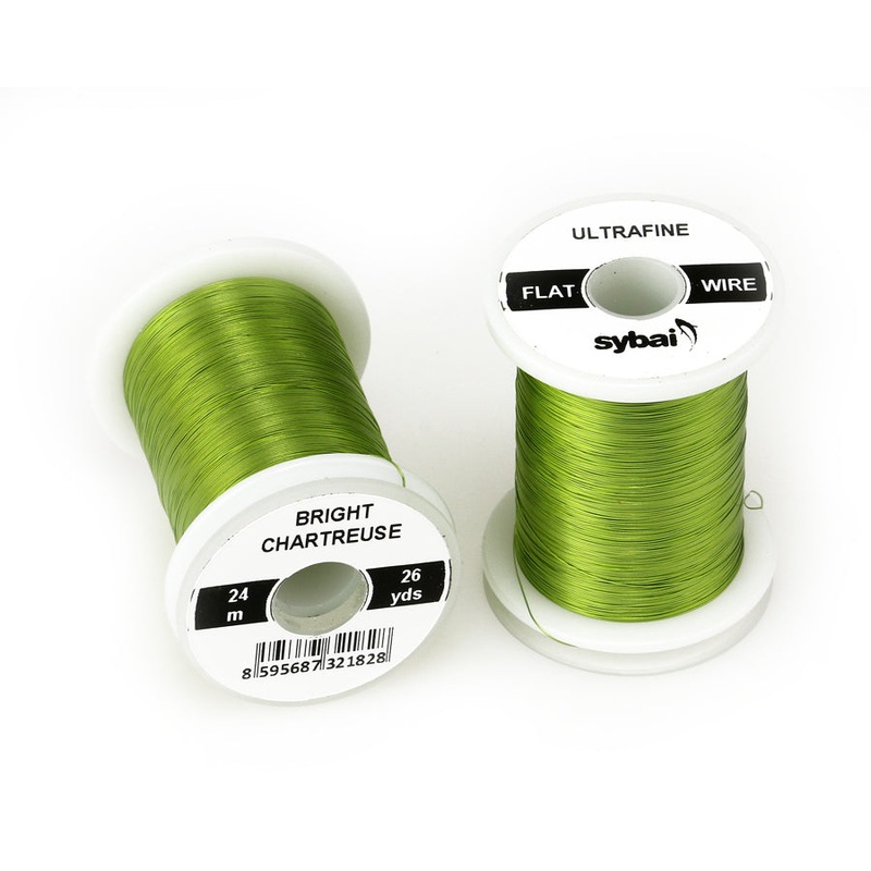 Sybai Flat Wire Ultra Fine|Silver|Black|Copper|Chartreuse|Gunmetal|Bright Green|Light Blue|Bright Olive|Light Gold|Bright Pink|Light Violet Silver|Bright Purple|Pale Orange|Bright Wine Red|Purple|Brown|Red