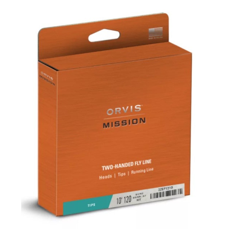 Orvis Mission Sink Tips|Mission tip 80gr. 2 ips. 8ft.|Mission tip 80gr. 5 ips. 8ft.|Mission tip 80gr. 7 ips. 8ft.|Mission tip 120gr. 2 ips. 10ft.|Mission tip 120gr. 5 ips. 10ft.|Mission tip 120gr. 7 ips. 10ft.|Mission tip 160gr. 2 ips. 12ft.|Mission tip 1