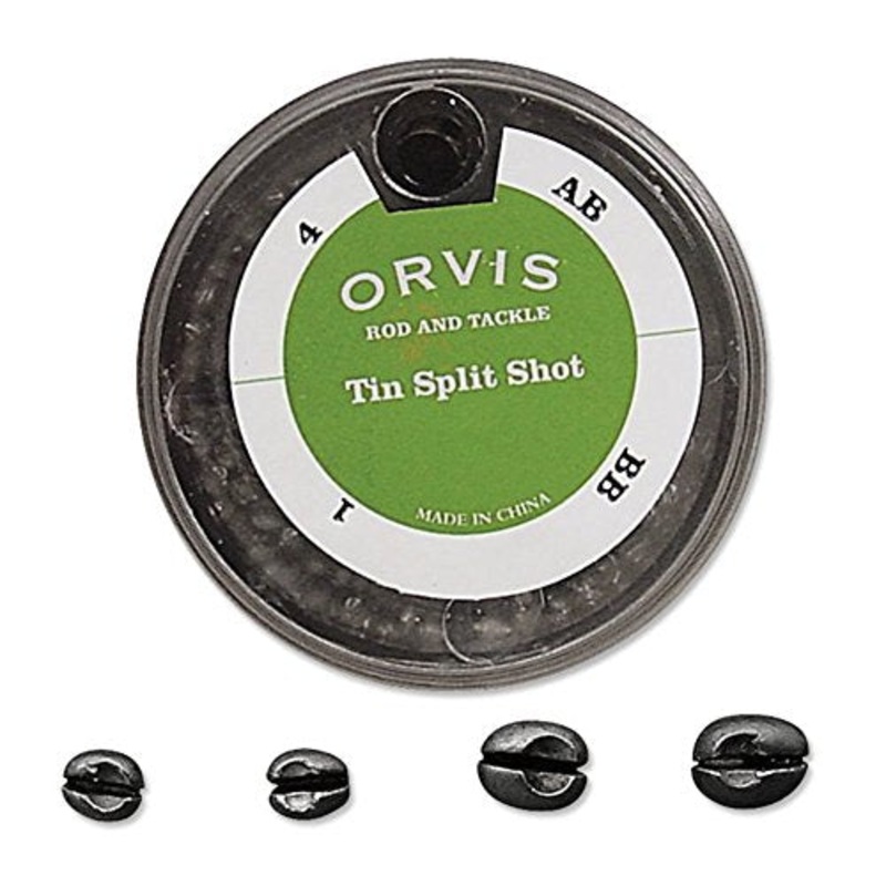 Orvis Non-toxic Split Shot|4 Size Assortment|6 Size Assortment