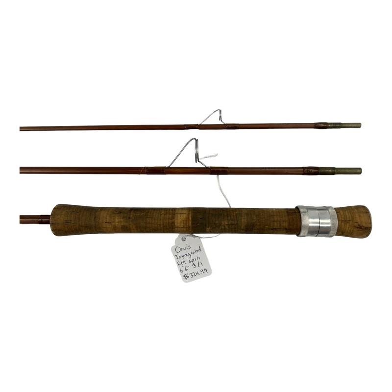 Orvis Impregnated Rocky Mountain Spinning Rod (Split-Cane) 66 3pc Rod