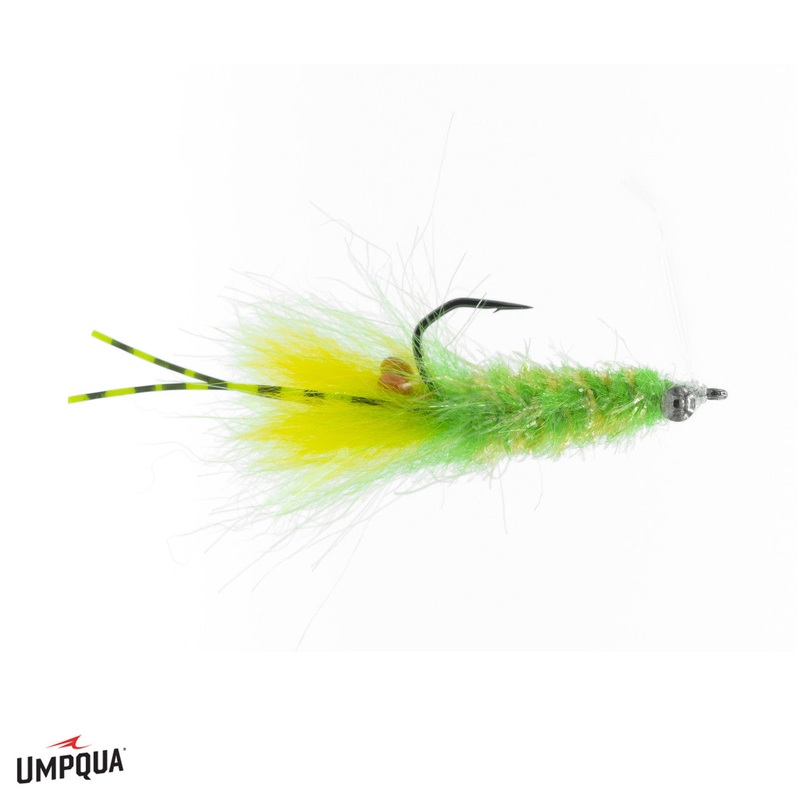 Umpqua Magnum Mantis|Chartreuse|Tan|Brown||1