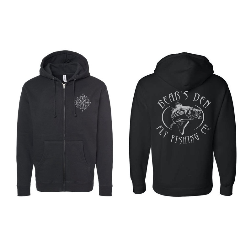 Bear’s Den Striped Bass Logo hoodie