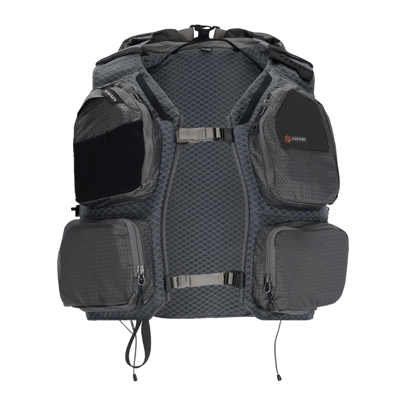 Simms Flyweight Vest Pack|Smoke|S/M|L/XL