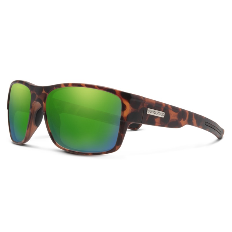Suncloud Range|Matte Tortoise + Polarized Green Mirror Lens|Matte Black + Polarized Yellow Lens|Matte Tortoise + Polarized Brown Lens