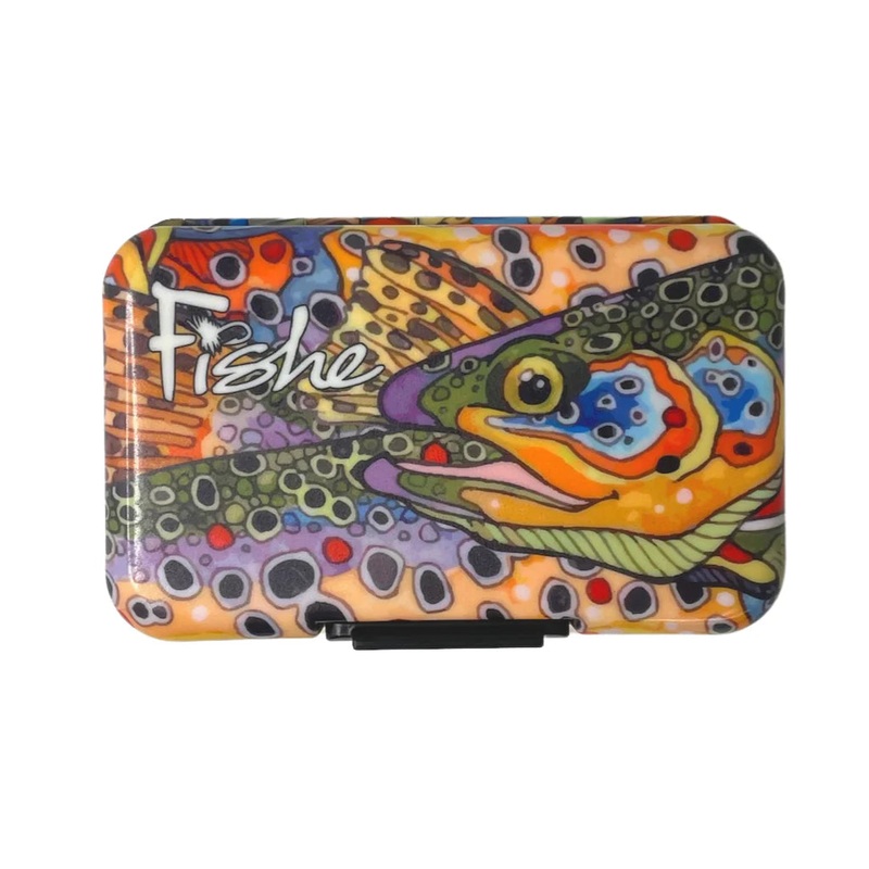 Fishe Poly Fly Boxes|Unbound Brown|Brookie|Steel My Heart