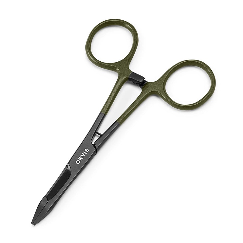 Orvis Flow Scissor Forceps|Black Olive|Cobalt Black