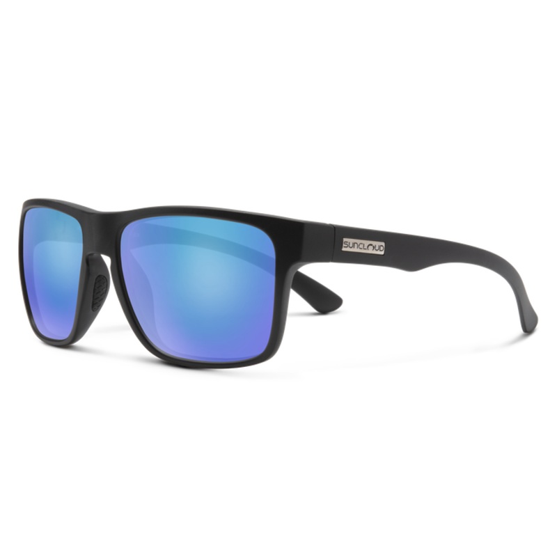 Suncloud Rambler|Matte Black + Polarized Blue Mirror Lens|Matte Tortoise + Polarized Green Mirror Lens