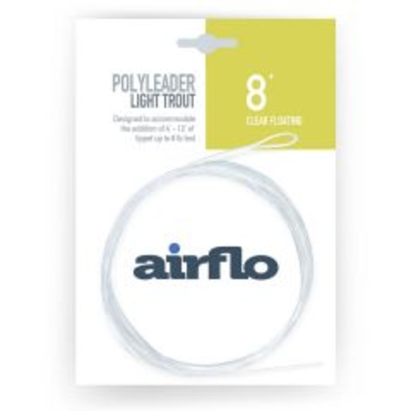 Airflo Polyleader – Trout|8ft Clear Float|10ft Clear Floating