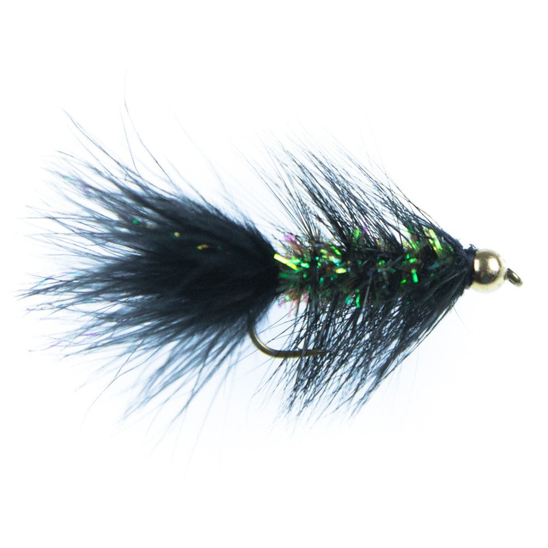 Beadhead Krystal Bugger|Black|Olive|Brown|Purple|Peacock Brown|White|6|8|10