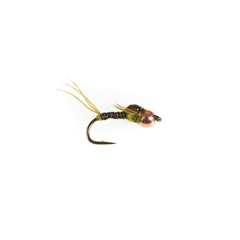 Beadhead Micro Mayfly|Olive|Black|14|16|18