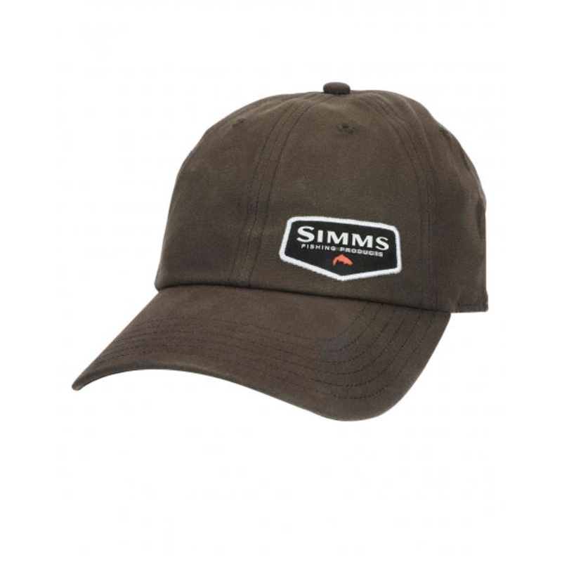 Simms Oil Cloth Cap|Coffee|Black