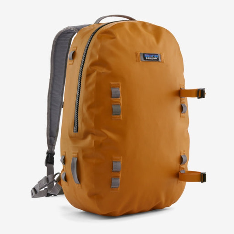 Patagonia Guidewater Backpack|Golden Caramel|Basin Green