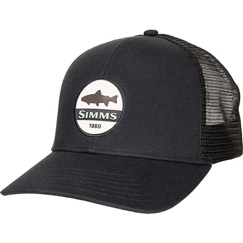 Simms Trout Patch Trucker Hat|Dark Bronze|Foliage