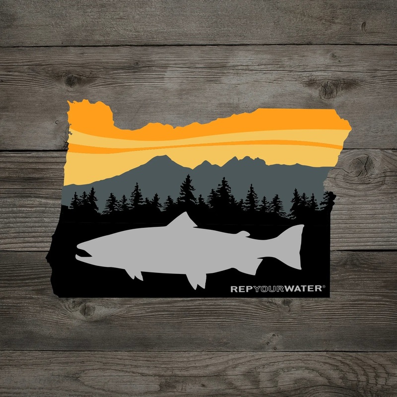 RepYourWater Stickers|Squatch and Release|Dark Water|Tight Loops Squatch|Swing. Squatch. Repeat.|Oregon Mosaic|Coastal Cutty|Oregon Backcountry|Winter Steel|Trash Flies|Washington Trout