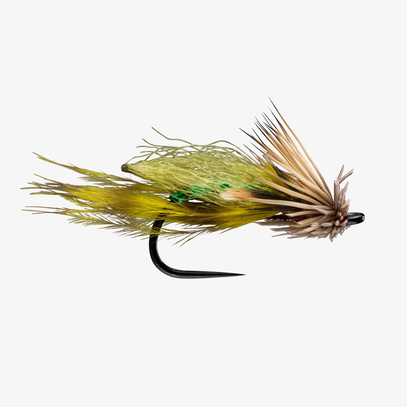 Edible Emerger|Olive|Tan|Sz 14