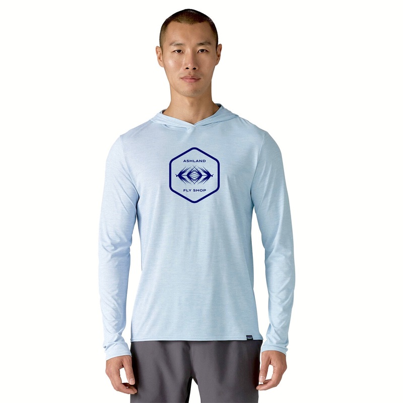AFS Logo Daily Sun Hoody|X Small|Small|Medium|Large|XL|XXL|Feather Grey|Fleck Blue