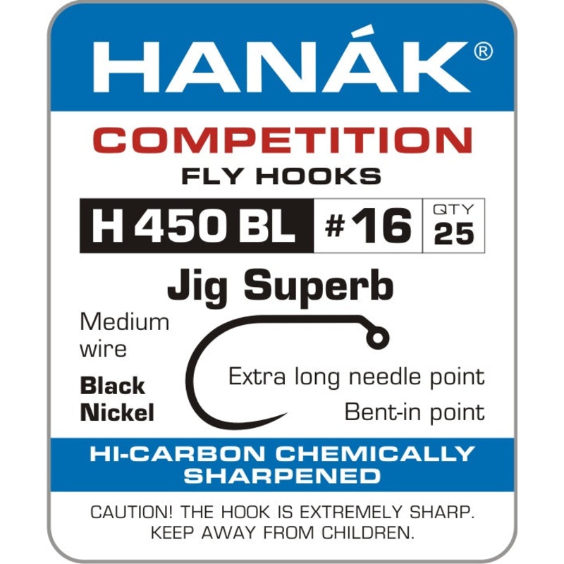 Hanak H450BL Jig Superb Fly Hooks