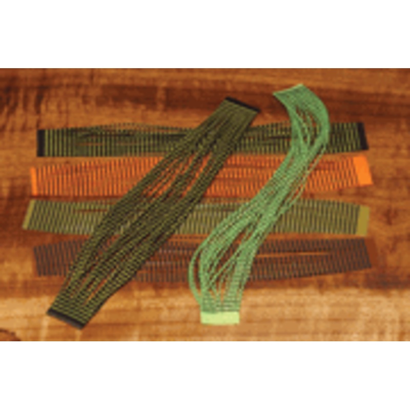 Hareline Black Barred Grizzly Flutter Legs