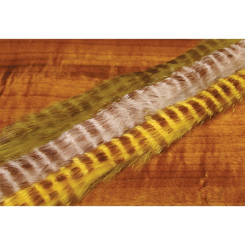 Hareline Brown Barred Magnum Strips