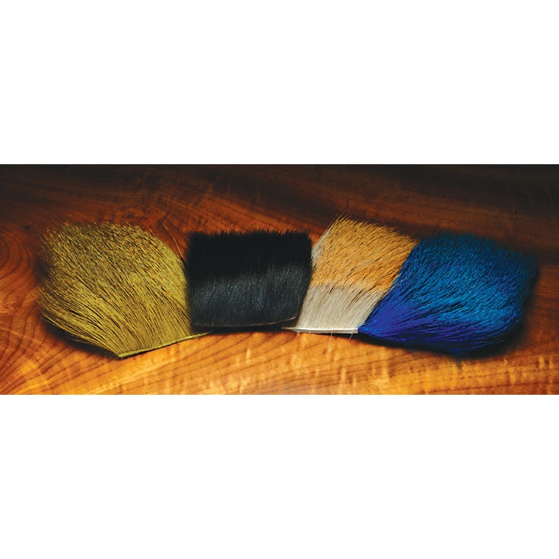 Hareline Deer Body Hair|Golden Brown|Black|Green|Yellow|Dark brown|Rusty Brown|Olive|Natural