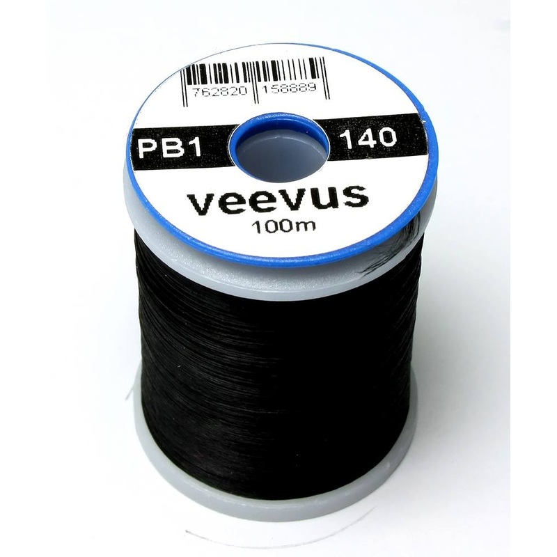 Veevus 140 Threads|PB01 Black|PB02 White|PB03 Olive|PB04 Red|PB06 Brown|PB07 Fl Hot Pink|PB08 Fl Orange|PB09 Fl Chartreuse|PB10 Fl Fire Orange