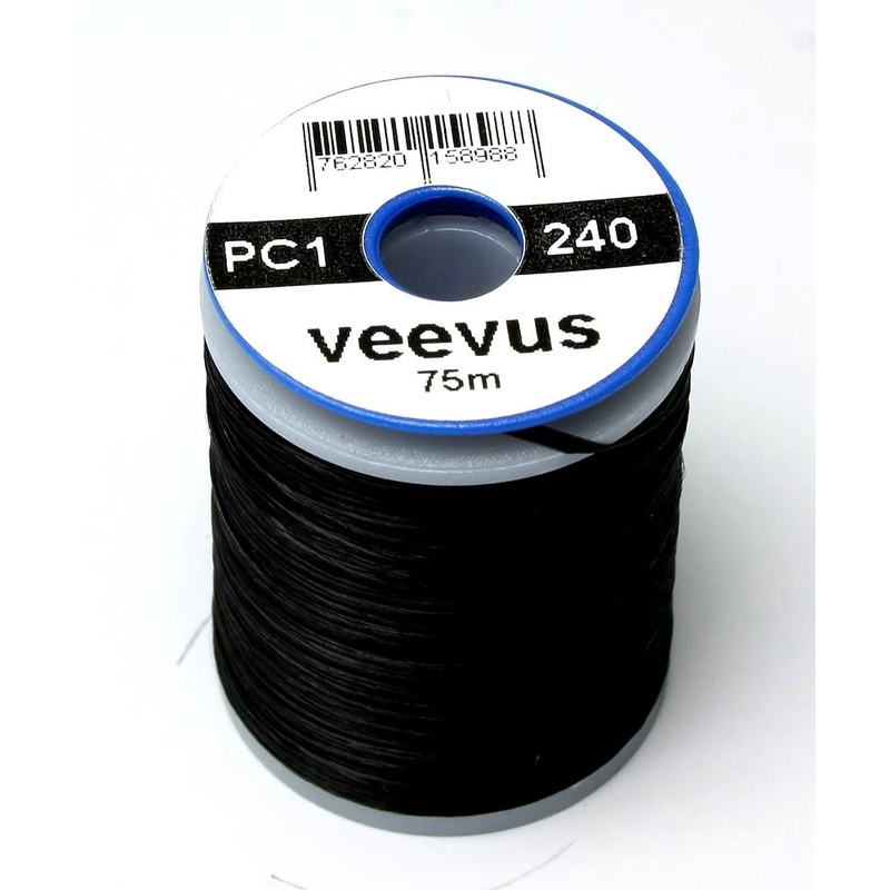 Veevus 240 Threads|PC01 Black|PC02 White|PC03 Olive|PC04 Red|PC06 Brown|PC07 Fl Hot Pink|PC08 Fl Orange|PC09 Fl Chartreuse|PC10 Fl Fire Orange